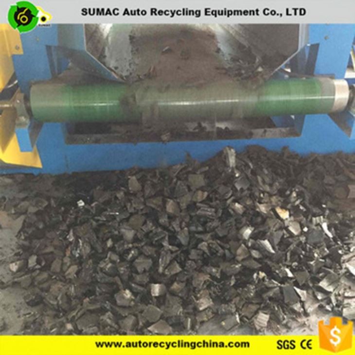 Scrap Tire Recycling Shredding Equipment