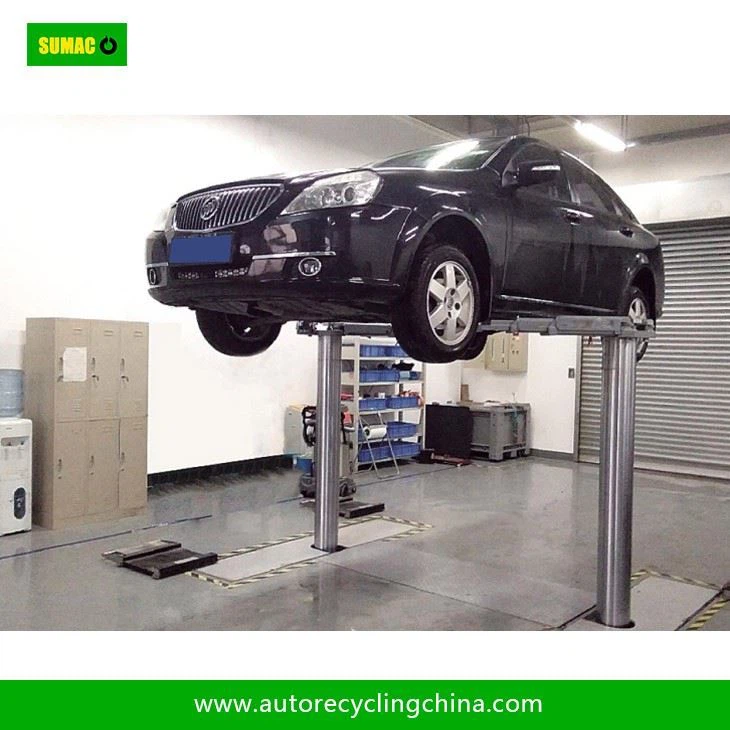 In-ground Recycler Hydraulic Lift