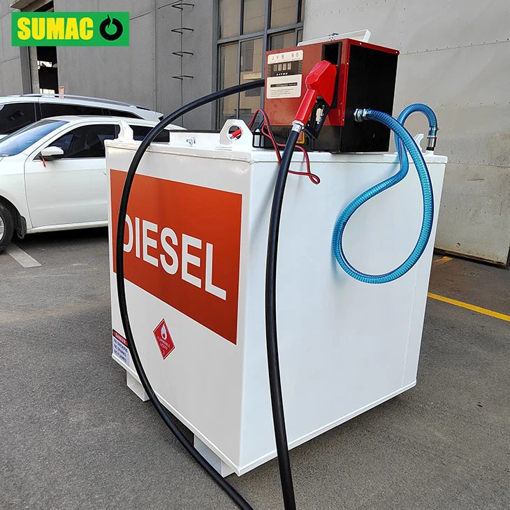 Portable Double Walled Fuel Diesel Tank With Pump