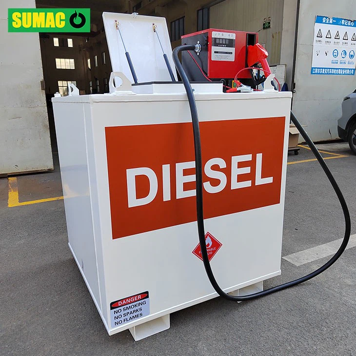 Portable Double Walled Fuel Diesel Tank With Pump